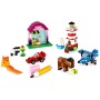 LEGO 10696 Classic Caja de Ladrillos Creativos Mediana con Base Verde, Coches y Animales, Juguete para Construir para Niños de 4