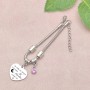 MNBVBV Pulsera para Mamá Pulsera Mamá personalizada día de la Madre Regalo original，pulsera mamá e hija Regalo de cumpleaños