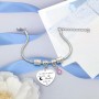MNBVBV Pulsera para Mamá Pulsera Mamá personalizada día de la Madre Regalo original，pulsera mamá e hija Regalo de cumpleaños