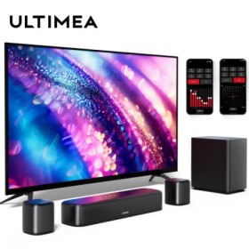 Barra de sonido envolvente virtual ULTIMEA 5.1CH para Smart TV, contro