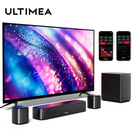 Barra de sonido envolvente virtual ULTIMEA 5.1CH para Smart TV, contro
