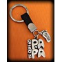 Llavero TE QUIERO Mama o Papa con pie/s personalizado/s. Regalo día de la Madre