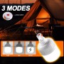 Linterna LED Super Brillante Camping Luz Tienda Lámpara USB Recargable Luz Nocturna MODOAO