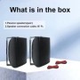 Herdio 2 uds 6,5 ''400W altavoces pasivos para exteriores con cable im
