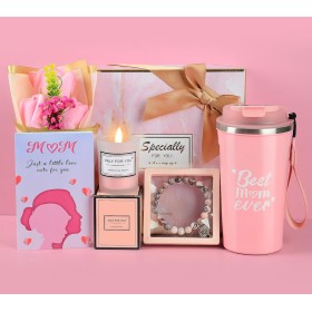 Regalos para Madre Navidad, Regalo Cumpleaños Madre, Taza Termo Regalo para Mama, Pack Regalo Dia de la Madre, Regalos