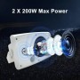 Herdio 2 uds 6,5 ''400W altavoces pasivos para exteriores con cable im