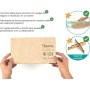 CONTRAXT Marco de Fotos Mama Dia de la Madre. Colgar fotos con pinzas madera natural ideas regalos detalles para mama postal
