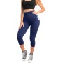 SINOPHANT Women's High Waisted 3/4 Opaque Stretch Leggings with Pockets