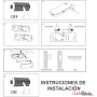 CABLEPELADO - Lámpara LED de Emergencia 60 Lúmenes | Batería Recargable, Hasta 8 Horas de Autonomía | Iluminación para Salas de