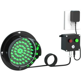 XMLYSMYS 2 en 1 Semáforo Rojo/Verde, Lámpara de Pared Industrial Indicador Luminoso, Luz de Muelle de Carga Industrial, Control