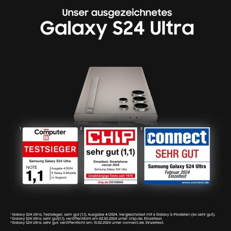 Samsung Galaxy S24 Ultra AI Smartphone, Android Mobile Phone sin contrato, 12GB RAM/512GB de memoria, cámara 200MP, S Pen, larga