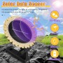 Huudngeje Tuya Smart Zigbee Luz Solar y Sensor de Lluvia Alarma Notificación en Tiempo Real Detector de Lluvia con Detección de
