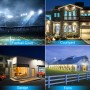 Indmird Focos LED Exterior 100W, Superbrillante 10000LM Proyector LED Exterior IP66 Impermeable Luces Led Exterior 6500K Blanco