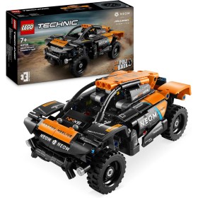 LEGO Technic NEOM McLaren Extreme E Race Car, Vehículo Todoterreno de Juguete con Tracción Manual hacia Atrás, Coche de Carreras