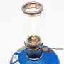 Linterna de gas, lámpara de vela de ensueño linterna de gas con vidrio resistente al calor, lámpara de gas con válvula