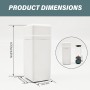 Linterna de gas, lámpara de vela de ensueño linterna de gas con vidrio resistente al calor, lámpara de gas con válvula