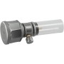 Daaxing Linterna de gas para camping, lámpara de camping con barra de extensión de tanque vacío, lámpara de aleación de