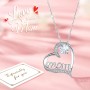 Rosa Eterna Regalo Dia de la Madre, Regalo Mama, Rosa Natural Flores Preservada con Collar Día de la Madre, Regalos para Madres