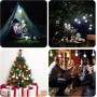 6 luces LED de camping, lámpara de camping con interruptor de tracción, funciona con pilas, lámpara de tienda portátil, lámpara