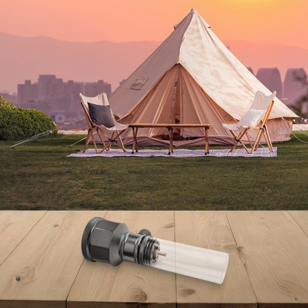 Besshepplo Linterna de gas para camping, iluminación de luminancia ajustable, lámpara de iluminación de luminancia y lámpara de