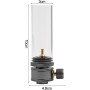 Besshepplo Linterna de gas para camping, iluminación de luminancia ajustable, lámpara de iluminación de luminancia y lámpara de
