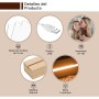 iDIY Marco de Fotos Personalizado con Foto y Texto - Te Amo Lampara LED - Regalos Personalizados San Valentin Mujer Hombre
