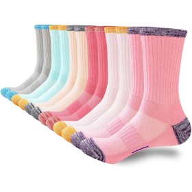 InaWarm Women's 6 Pairs of Sports Running Hiking Cotton Breathable Trekking Cushion Socks for Outdoor Sports