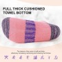InaWarm Women's 6 Pairs of Sports Running Hiking Cotton Breathable Trekking Cushion Socks for Outdoor Sports