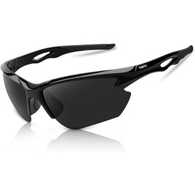 BONDDI Sports Sunglasses, Polarized Sports Sunglasses for Men and Women, UV400 Protection, Lightweight and Surround TR90 Frame