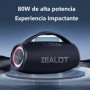 ZEALOT S97 80W Altavoz inalámbrico, Altavoz de subwoofer portátil para