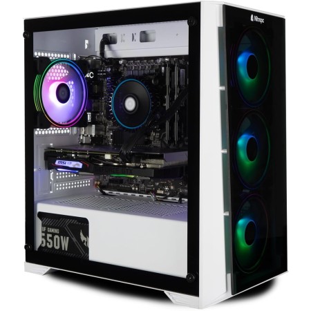 NitroPC - PC Gaming Avanzado Bronze V2 (AMD Ryzen 5 4650G 6/12 4.2GHz, RX Vega 7, RAM 16GB, M.2 1TB, Windows 11, WiFi) Ordenador