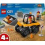 LEGO City Cargadora con Ruedas Amarilla Vehículo de Construcción y Obra, Excavadora de Juguete, Regalo Montessori para Niños y