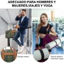 Vllcsla 32.2 L Men's Sports Bag, Sports Gym Bag with Shoes Compartment, Wet Pocket, Canvas Sports Travel Bags, Waterproof