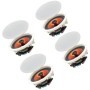Herdio-altoparadores de techo Bluetooth de 6,5 pulgadas para cine en c
