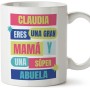 MUGFFINS Tazas Personalizadas para ABUELO - En Español - Es retro_Abuelo - 11 oz / 330 ml - Regalo personalizable original y