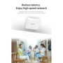 Comfast-enrutador inalámbrico de techo con WiFi 6, CF-E393AX de 3000Mb
