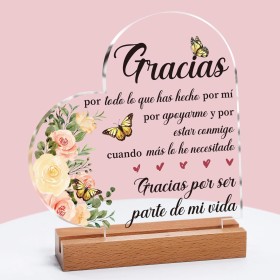 Regalo Día de la Madre, Placa Acrílica, Regalos para Madres, Regalos de Agradecimiento, Regalos Originales para Mujer, Regalos