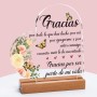Regalo Día de la Madre, Placa Acrílica, Regalos para Madres, Regalos de Agradecimiento, Regalos Originales para Mujer, Regalos