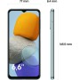 Samsung Galaxy M23 5G (128 GB) Azul Claro – Teléfono Móvil Android, Sin Tarjeta SIM, Smartphone con 4 GB de RAM (Versión