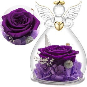 Yamonic Regalo Dia de la Madre,Rosa Eterna Dia de la Madre Regalo Mama,Flores Preservadas Dia de la Madre Regalos