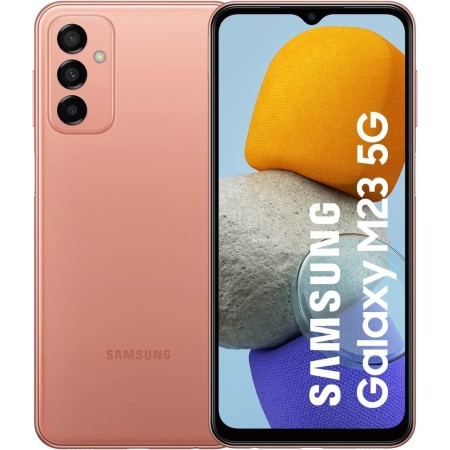 Samsung Galaxy M23 5G (128 GB) Rosa – Teléfono Móvil Android, Sin Tarjeta SIM, Smartphone con 4 GB de RAM (Versión Española)