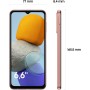 Samsung Galaxy M23 5G (128 GB) Rosa – Teléfono Móvil Android, Sin Tarjeta SIM, Smartphone con 4 GB de RAM (Versión Española)