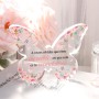 CheriGift Regalo Mujer, Regalo Dia de La Madre, Regalos Originales para Mujer Cumpleaños, Mariposa Adornos de Acrílico, Regalos