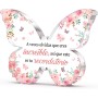CheriGift Regalo Mujer, Regalo Dia de La Madre, Regalos Originales para Mujer Cumpleaños, Mariposa Adornos de Acrílico, Regalos