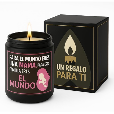 Regalo Dia de la Madre, Vela Original con Mensaje Divertido, Idea Regalo Madre Cumpleaños, Regalo Mamá, Regalos para Mamá Únicos