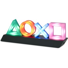 Luz Iconos PlayStation - Lámpara Oficial con 3 Modos, Decoración Gamer Reactiva a Sonido