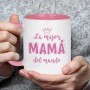 LOZACHE Taza Mamá, La Mejor Mamá del Mundo Taza de Café Cerámica, Ideas de Regalo para Madre Mamá Cumpleaños, Navidad, Día de La