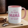 LOZACHE Taza Mamá, La Mejor Mamá del Mundo Taza de Café Cerámica, Ideas de Regalo para Madre Mamá Cumpleaños, Navidad, Día de La