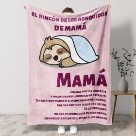 KAAYEE Regalo Dia de la Madre, Manta Regalo Mama Cumpleaños, Regalos para Mama Desde Hijas e Hijo, Regalos Mama Navideños Acción