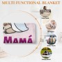 KAAYEE Regalo Dia de la Madre, Manta Regalo Mama Cumpleaños, Regalos para Mama Desde Hijas e Hijo, Regalos Mama Navideños Acción